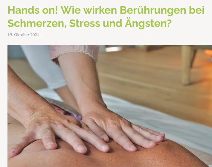 Seelenzeit mit Massage - Rückenmassage